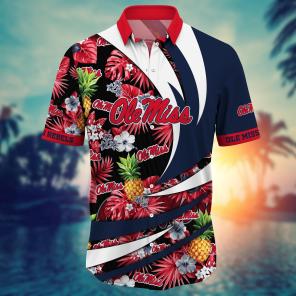 Ole Miss Rebels NCAA Flower Hawaii Shirt For Fans Ver 7