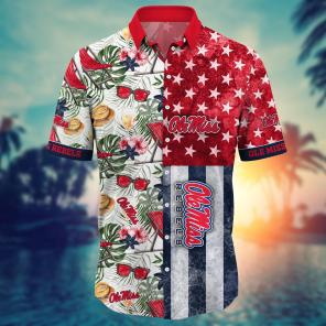 Ole Miss Rebels NCAA Flower Hawaii Shirt For Fans Ver 9