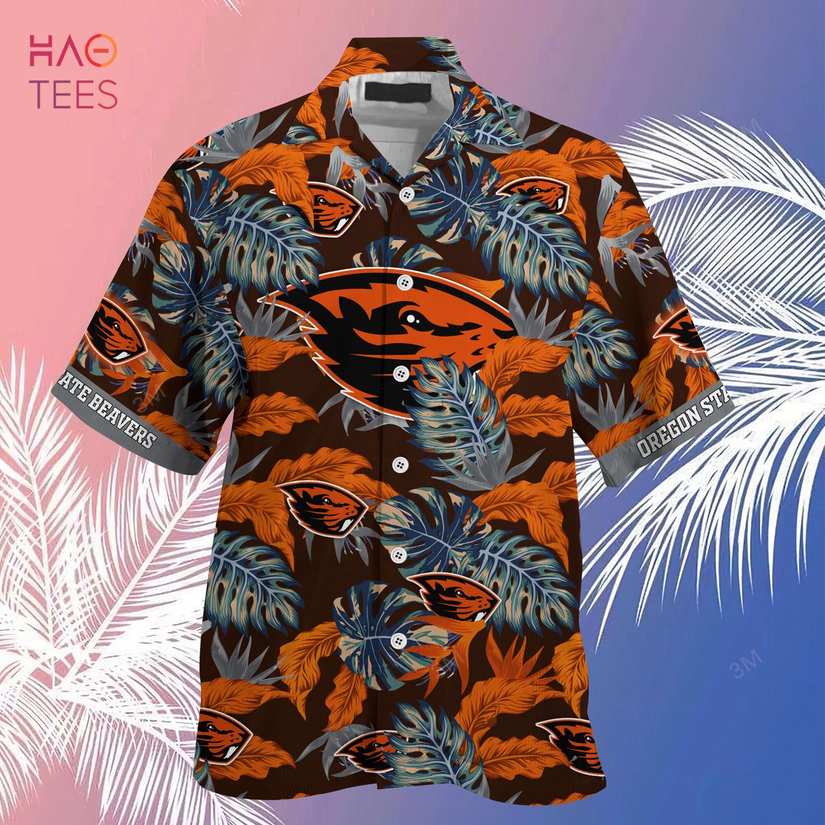 Oregon State Beavers Hawaiian Shirt And Shorts For Summer, Stress Blessed Obsessed Fans