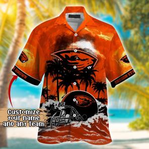 Oregon State Beavers NCAA Best Hawaiian Shirt Ever- Customize Any Team Any League