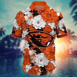 Oregon State Beavers NCAA Flower Hawaii Shirt For Fans Ver 11