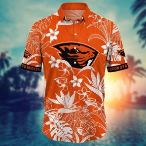 Oregon State Beavers NCAA Flower Hawaii Shirt For Fans Ver 12