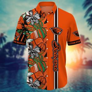 Oregon State Beavers NCAA Flower Hawaii Shirt For Fans Ver 13