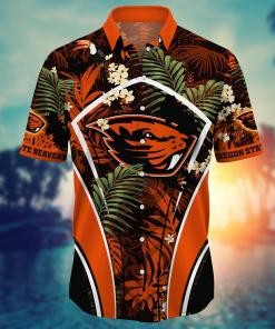 Oregon State Beavers NCAA Flower Hawaii Shirt For Fans Ver 14