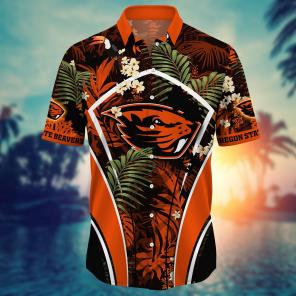 Oregon State Beavers NCAA Flower Hawaii Shirt For Fans Ver 14