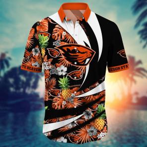 Oregon State Beavers NCAA Flower Hawaii Shirt For Fans Ver 15