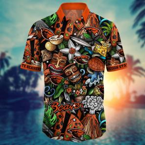 Oregon State Beavers NCAA Flower Hawaii Shirt For Fans Ver 16