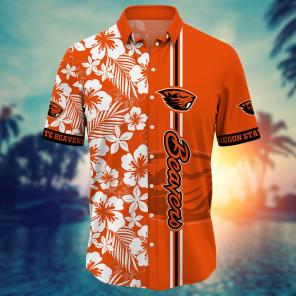 Oregon State Beavers NCAA Flower Hawaii Shirt For Fans Ver 19