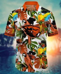 Oregon State Beavers NCAA Flower Hawaii Shirt For Fans Ver 2