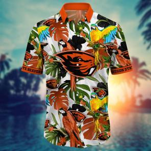 Oregon State Beavers NCAA Flower Hawaii Shirt For Fans Ver 2