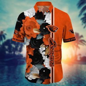 Oregon State Beavers NCAA Flower Hawaii Shirt For Fans Ver 23