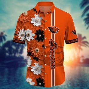 Oregon State Beavers NCAA Flower Hawaii Shirt For Fans Ver 25