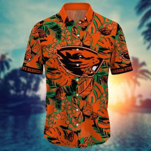 Oregon State Beavers NCAA Flower Hawaii Shirt For Fans Ver 27