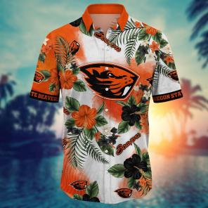 Oregon State Beavers NCAA Flower Hawaii Shirt For Fans Ver 28