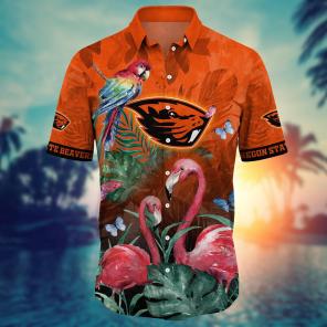 Oregon State Beavers NCAA Flower Hawaii Shirt For Fans Ver 29