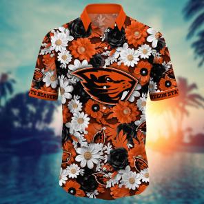 Oregon State Beavers NCAA Flower Hawaii Shirt For Fans Ver 3