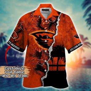 Oregon State Beavers NCAA Flower Hawaii Shirt For Fans Ver 32