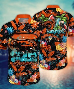 Oregon State Beavers NCAA Flower Hawaii Shirt For Fans Ver 33