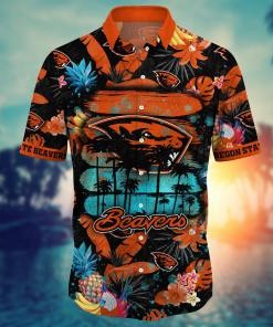 Oregon State Beavers NCAA Flower Hawaii Shirt For Fans Ver 33