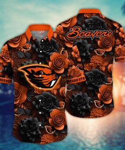 Oregon State Beavers NCAA Flower Hawaii Shirt For Fans Ver 34