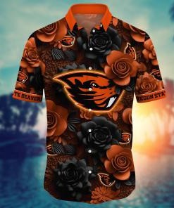 Oregon State Beavers NCAA Flower Hawaii Shirt For Fans Ver 34