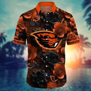 Oregon State Beavers NCAA Flower Hawaii Shirt For Fans Ver 34
