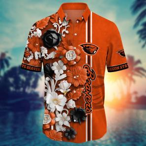 Oregon State Beavers NCAA Flower Hawaii Shirt For Fans Ver 36