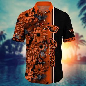 Oregon State Beavers NCAA Flower Hawaii Shirt For Fans Ver 4