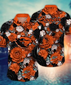 Oregon State Beavers NCAA Flower Hawaii Shirt For Fans Ver 6