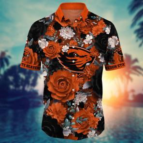 Oregon State Beavers NCAA Flower Hawaii Shirt For Fans Ver 6
