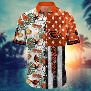 Oregon State Beavers NCAA Flower Hawaii Shirt For Fans Ver 7