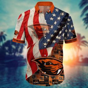 Oregon State Beavers NCAA Flower Hawaii Shirt For Fans Ver 8