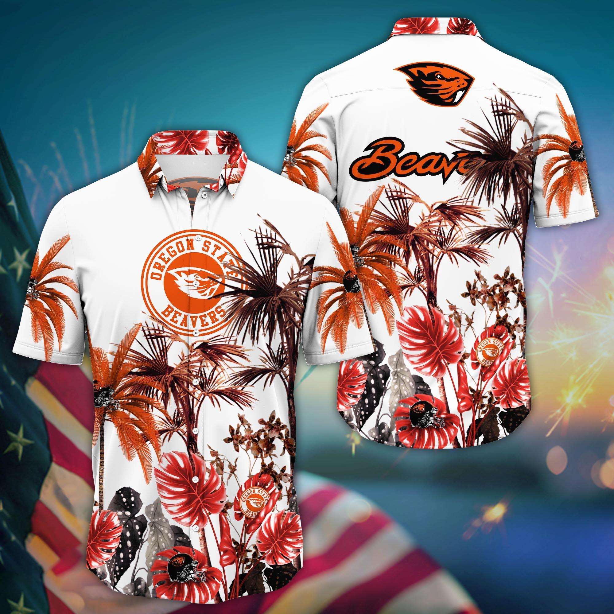 Oregon State Beavers NCAA Hawaii Shirt For Fans Ver 1