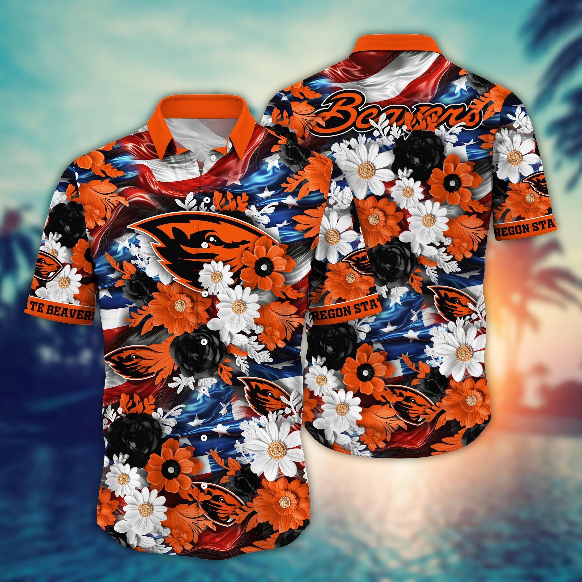 Oregon State Beavers NCAA Hawaii Shirt Ver 3