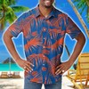 Palm Leaf Pattern Gators Hawaiian Shirt - Perfect for Fans 