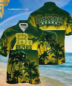 Palm Tree Baylor Bears NCAA Summer Holiday Hawaiian Shirt