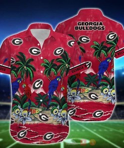 Parrot UGA Hawaiian Shirt - Best Gift For Football Lovers From Georgia Bulldogs 