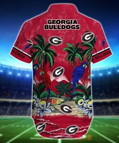Parrot UGA Hawaiian Shirt - Best Gift For Football Lovers From Georgia Bulldogs