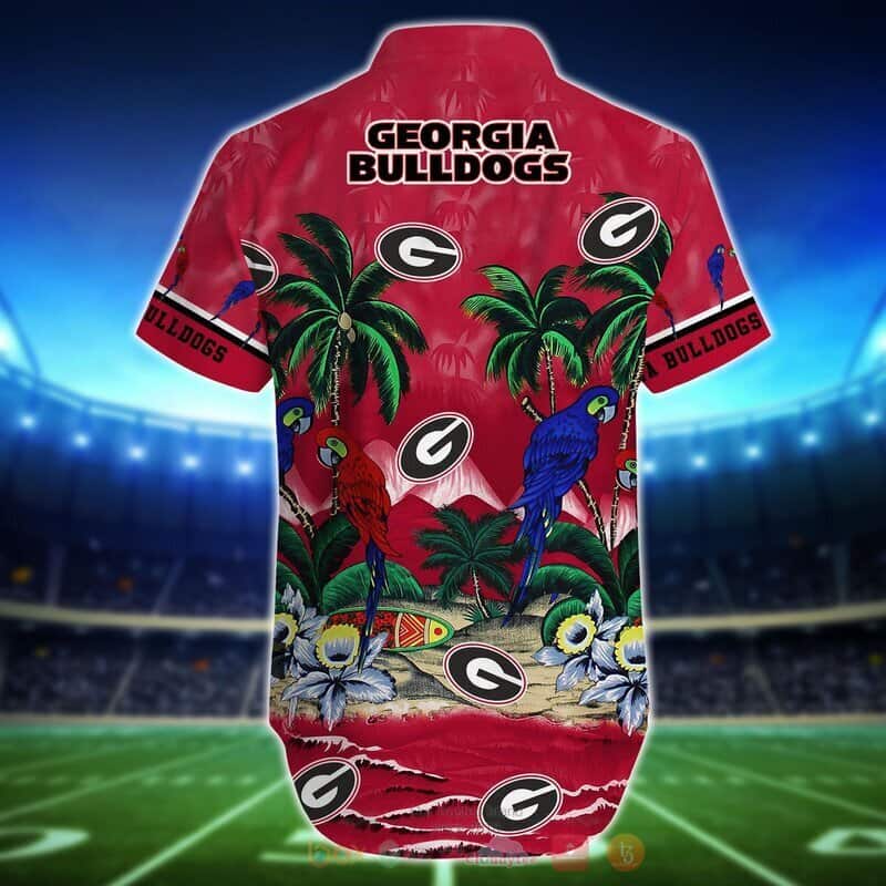 Parrot UGA Hawaiian Shirt - Best Gift For Football Lovers From Georgia Bulldogs