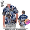Patriotic BYU Cougars America Flag Tropical Hawaiian Shirt 