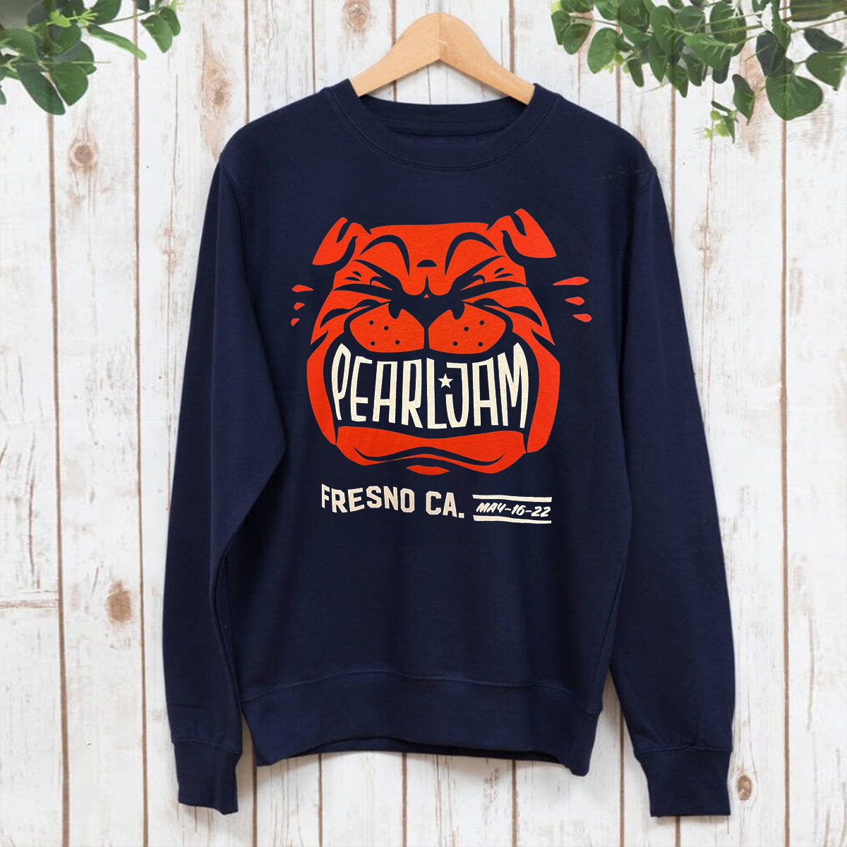 Pearl Jam Shirt Fresno St Bulldogs Reunion Event T Judge May 16 2022 - Limited Edition