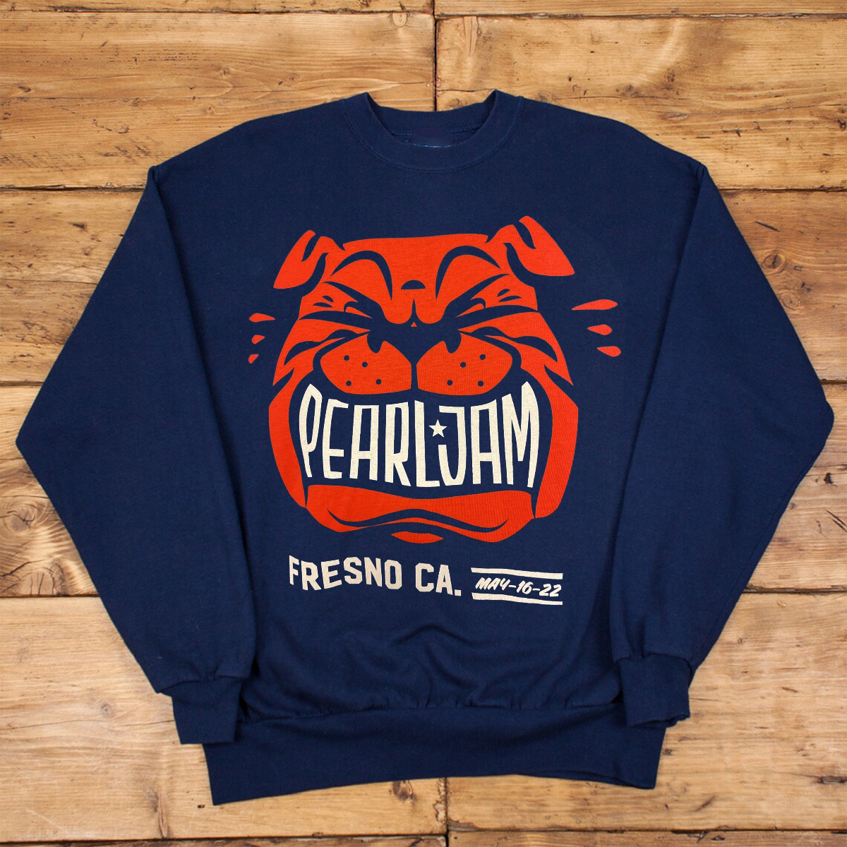 Pearl Jam Shirt Fresno St Bulldogs Reunion Event T Judge May 16 2022 - Limited Edition