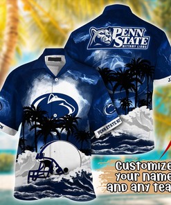 Penn State Nittany Lions NCAA Best Hawaiian Shirt Ever- Customize Any Team Any League