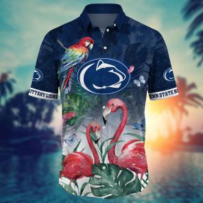 Penn State Nittany Lions NCAA Flower Hawaii Shirt For Fans Ver 11