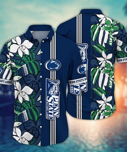 Penn State Nittany Lions NCAA Flower Hawaii Shirt For Fans Ver 15