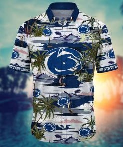 Penn State Nittany Lions NCAA Flower Hawaii Shirt For Fans Ver 18