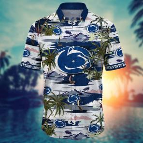 Penn State Nittany Lions NCAA Flower Hawaii Shirt For Fans Ver 18
