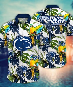 Penn State Nittany Lions NCAA Flower Hawaii Shirt For Fans Ver 2