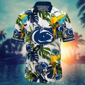 Penn State Nittany Lions NCAA Flower Hawaii Shirt For Fans Ver 2