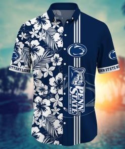 Penn State Nittany Lions NCAA Flower Hawaii Shirt For Fans Ver 20